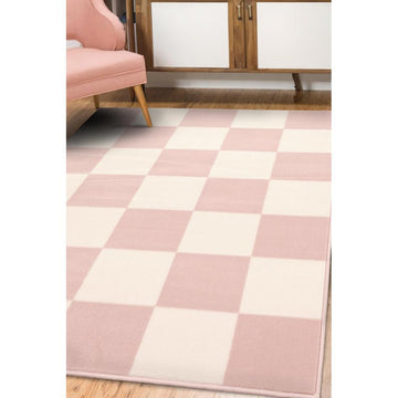 Maestro Chequers Blush Rug-Melrose-Rug Love - The Most Loved Rug Store